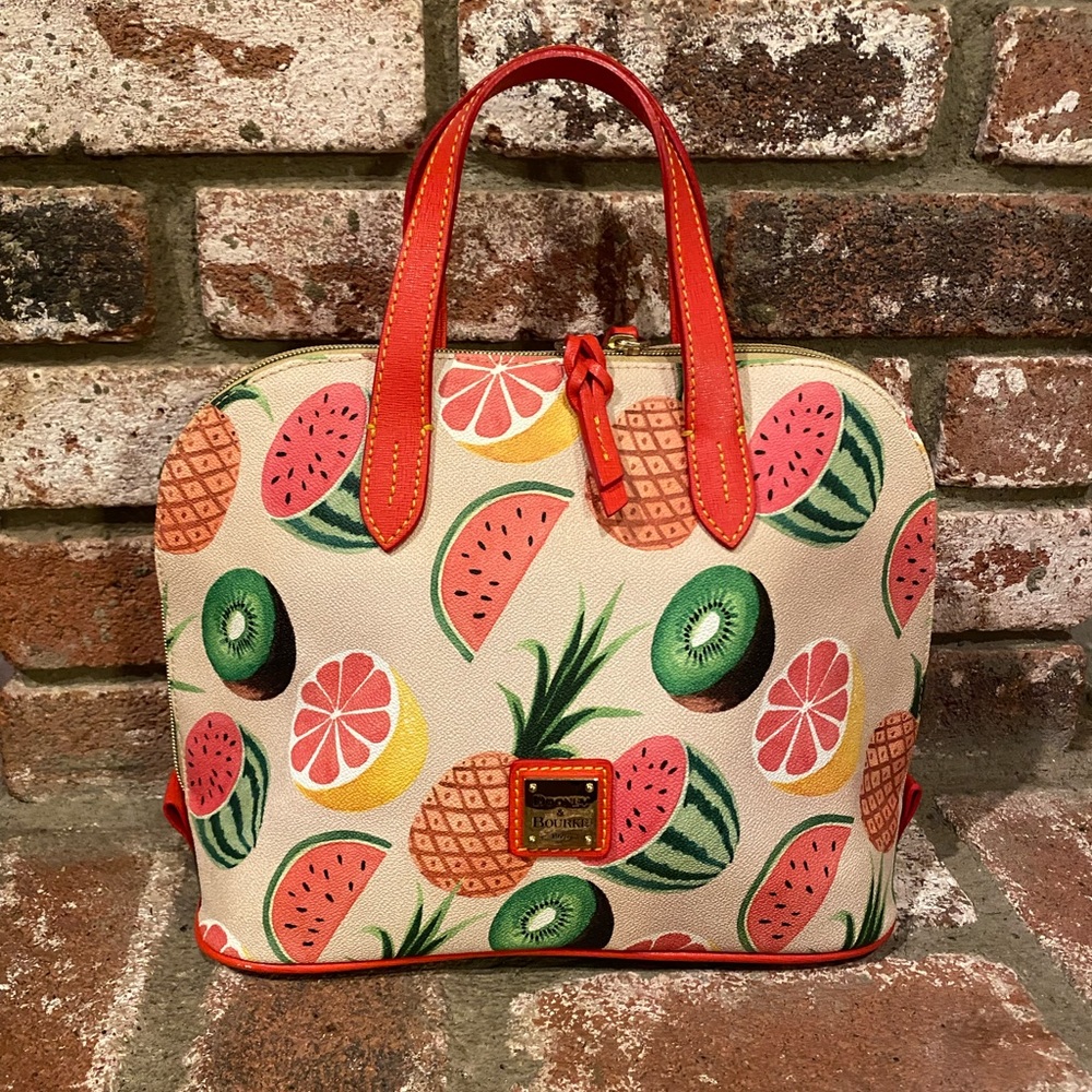 RARE Dooney & Bourke AMBROSIA Fruit Satchel